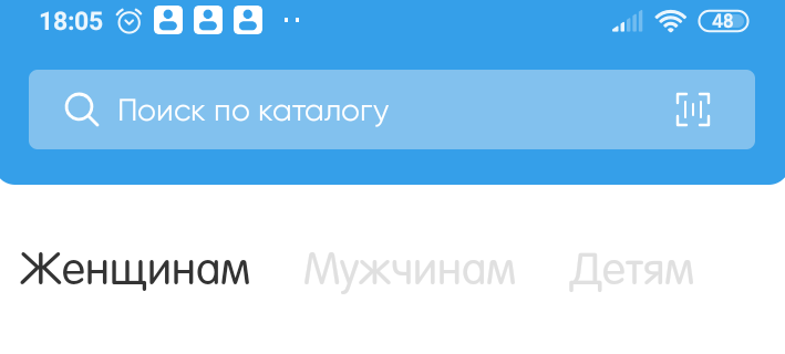 Фрагмент интерфейса 1
