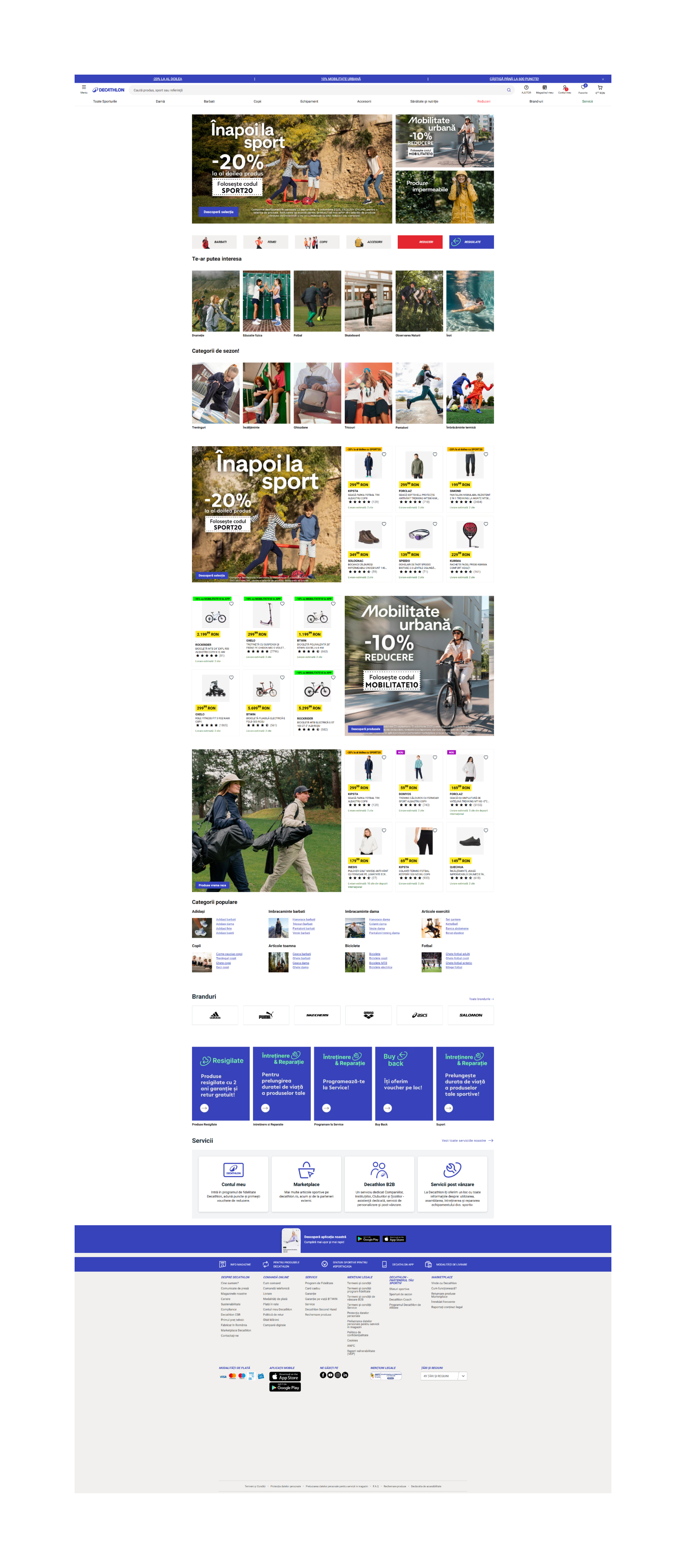 decathlon.ro: скриншот от 1 апреля 2025 г.
